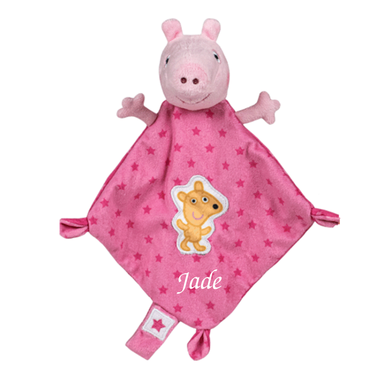 Peppa pig - comforter pig pink fox 22 cm 